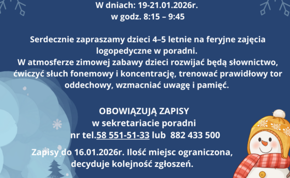 Feryjne zabawy logopedyczne 2026
